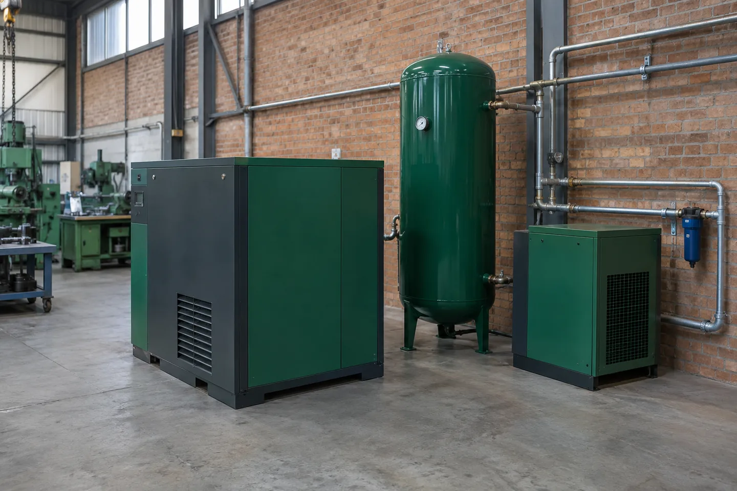 Compressed air equipment